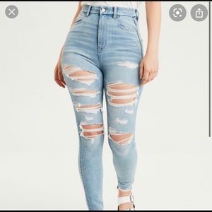 American Eagle 360 Highest Waisted Curvy Jeggings